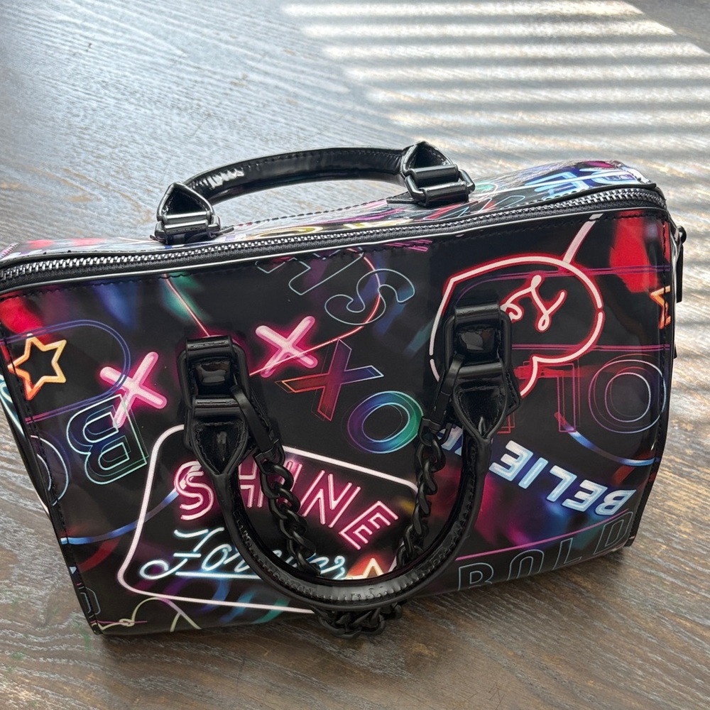 Aldo Multicolor Graphic Satchel
